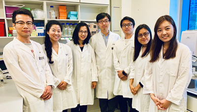 Dr Alan Wong and his research team.